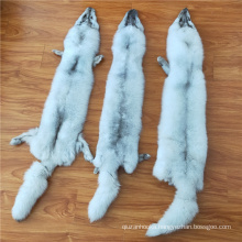 China factory wholesale large size blue fox skin pelts real blue fox fur skin For clothes Hood